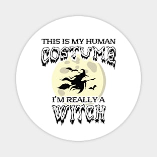 Witch - This is my human costume I'm really a witch Magnet